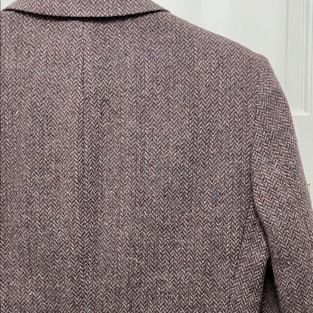 Vintage Dayton's Daniel Hechter Brown Wool Herringbone Blazer - Size Large - Picture 11 of 16